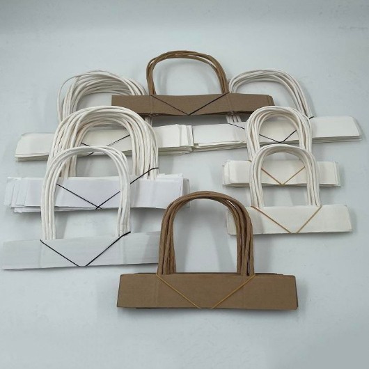 Kraft Paper For Shopping Bag Handles high quality