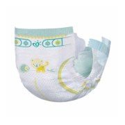 Treated Fluff Pulp for Disposable Diapers